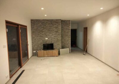 rénovation salle intérieur